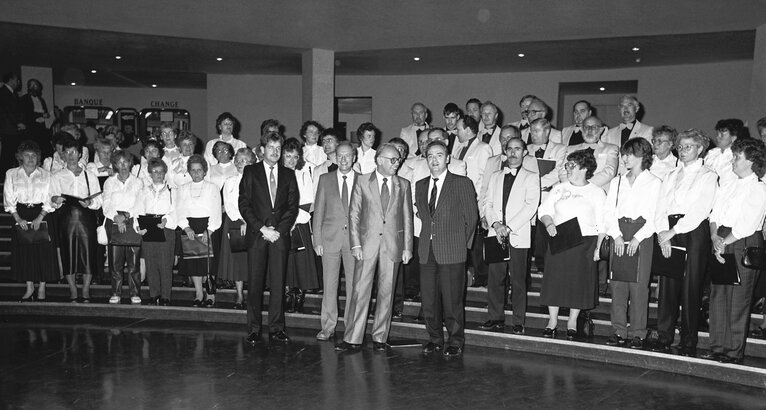 Choir performance at the EP in Strasbourg