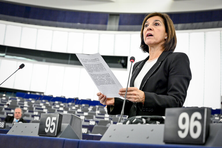 Foto 8: EP plenary session - Major interpellations (Rule 130b)