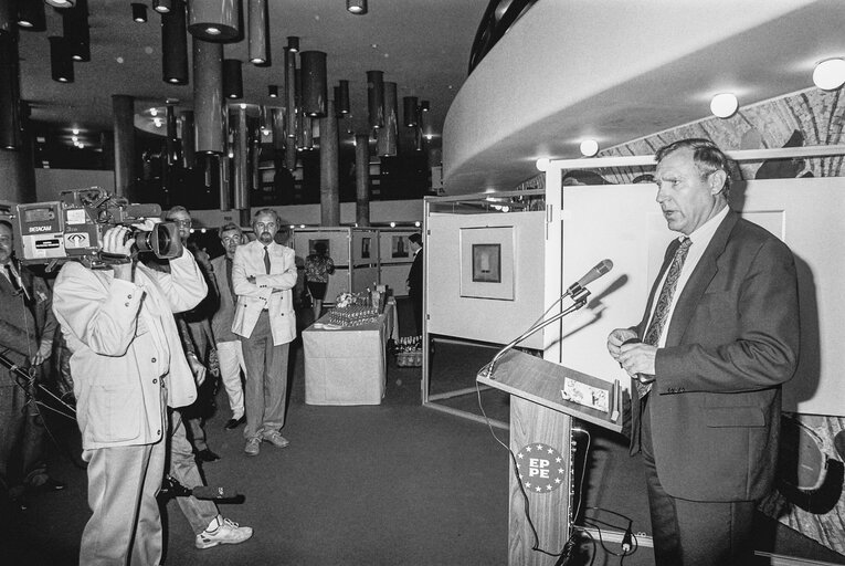 Launch of an exhibition at the European Parliament in Strasbourg