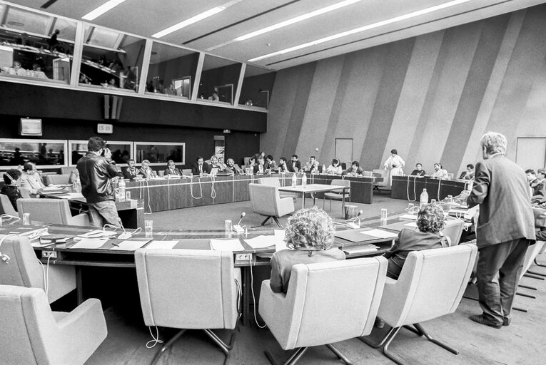 Meeting against the nuclear energy hosted by The Green Group in the European Parliament at the EP in Strasbourg