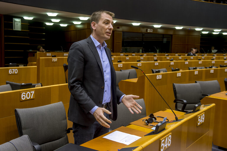 Benedek JAVOR in the EP in Brussels