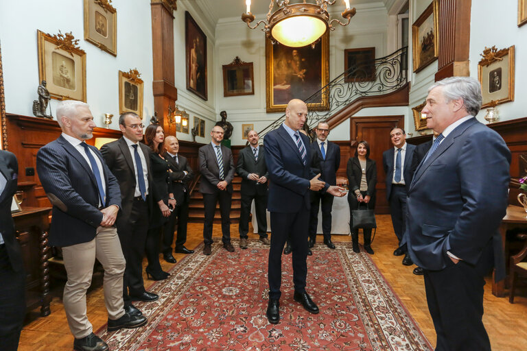Nuotrauka 8: Antonio TAJANI - EP President meets with former students from Naples military school