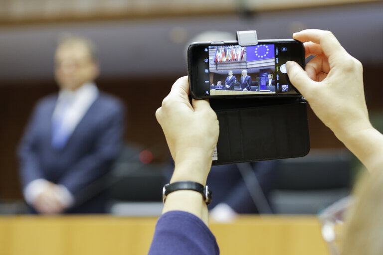 Φωτογραφία 15: Plenary session - Debate with Juha SIPILÄ, Finnish Prime Minister, on the Future of Europe