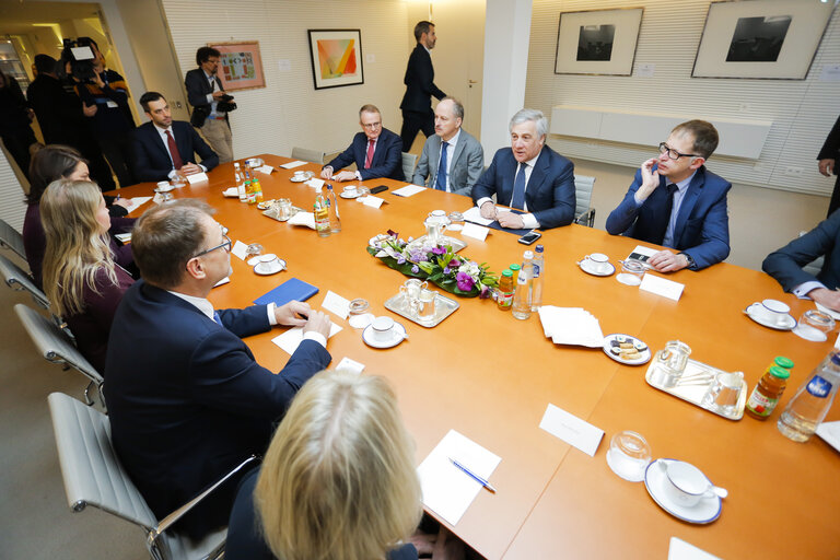 Foto 3: Visit of the Prime Minister of Finland - Meeting