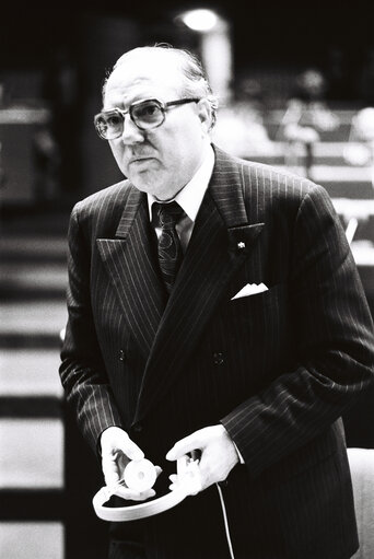 Portraits of Hans August LÜCKER in March 1977