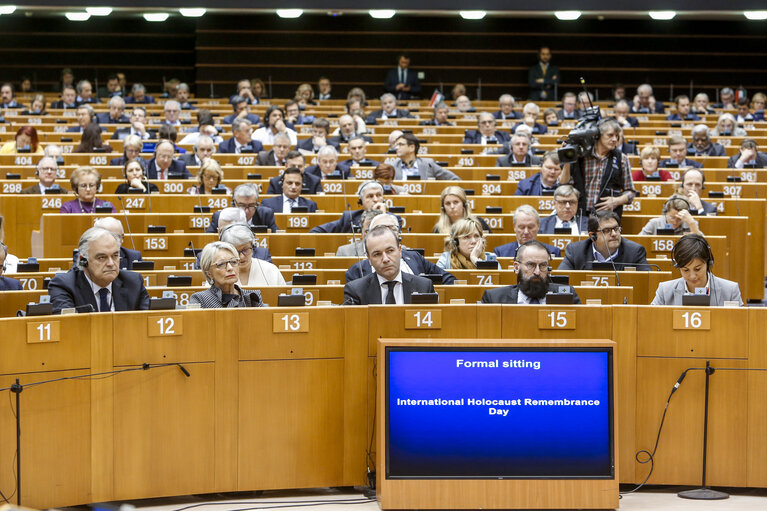 Fotografi 45: Plenary session - Formal sitting - International Holocaust Remembrance Day