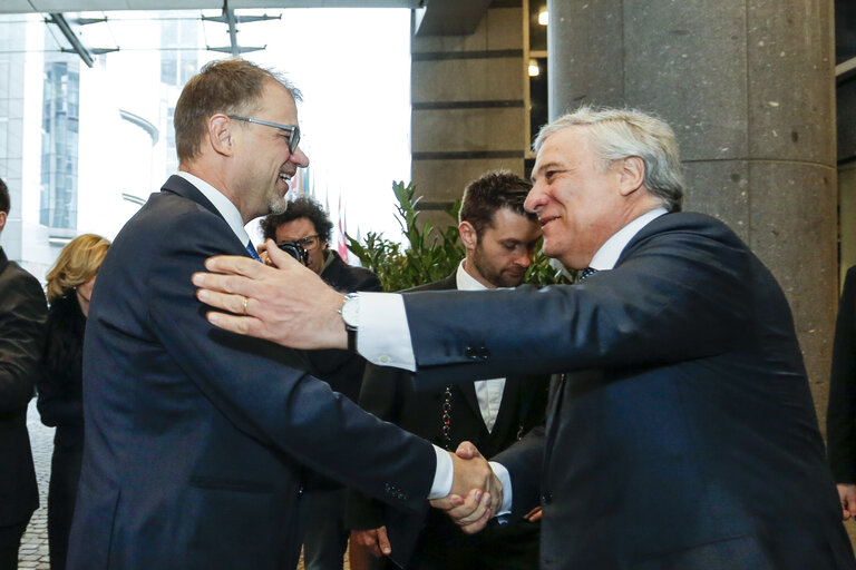 Foto 1: Visit of the Prime Minister of Finland - Arrival