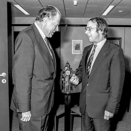 Patricio AYLWIN - President of Chile visits EP in Brussels