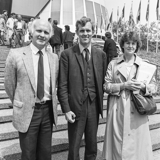 Fotografia 3: MEP Alasdair Henry HUTTON meets with guests at the European Parliament in Strasbourg