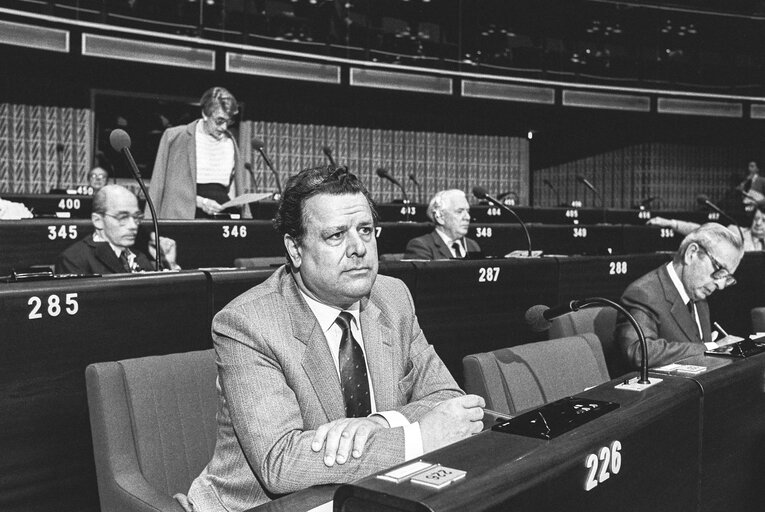 Foto 2: MEP Joachim DALSASS during a session in Strasbourg