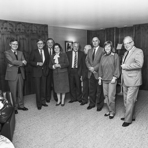 Fotografia 10: Pieter DANKERT - EP President meets with MEPs at the European Parliament in Strasbourg