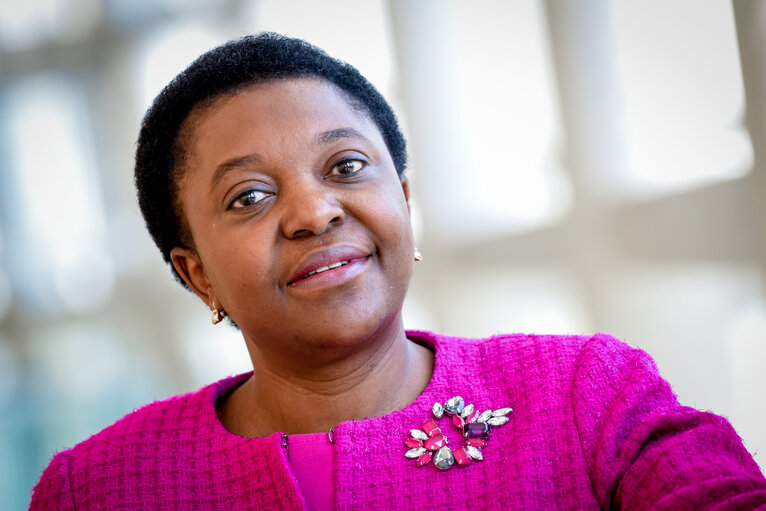 Photo 4: Cecile Kashetu KYENGE in the EP