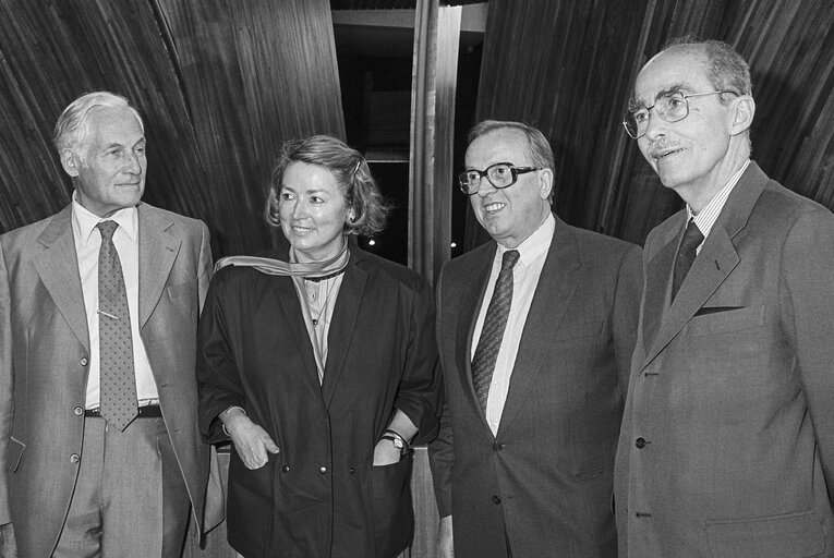 Fotografie 2: German MEPs at the European Parliament in Strasbourg