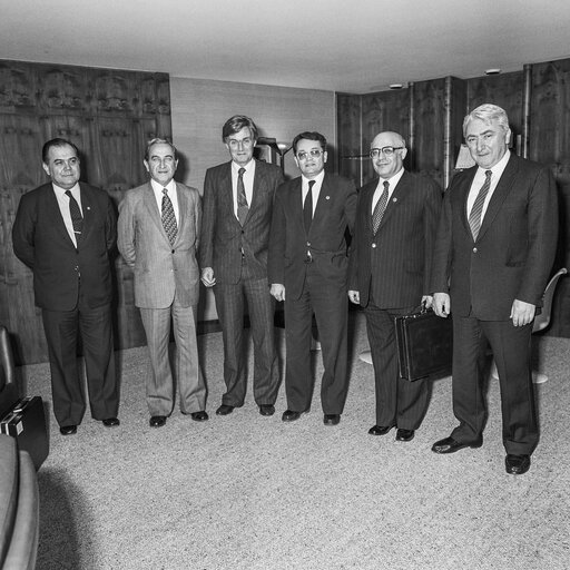 Fotografia 3: Piet DANKERT - EP President meets with guests at the European Parliament in Strasbourg