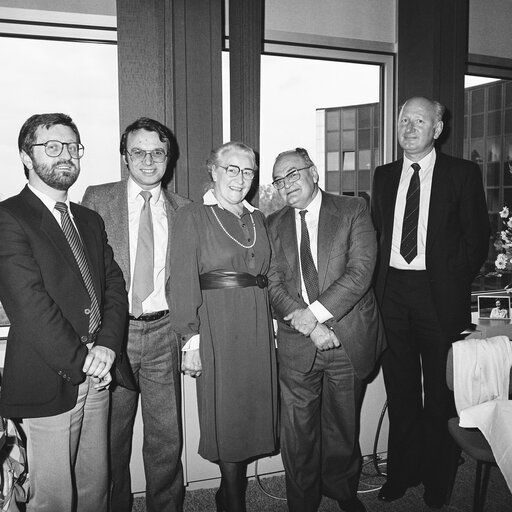 Photo 7: MEP Marcel Albert VANDEWIELE meets with guests at the European Parliament in Strasbourg