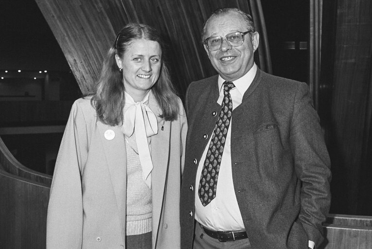 Fotografia 4: MEP Carole TONGUE meets with guest at the European Parliament in Strasbourg