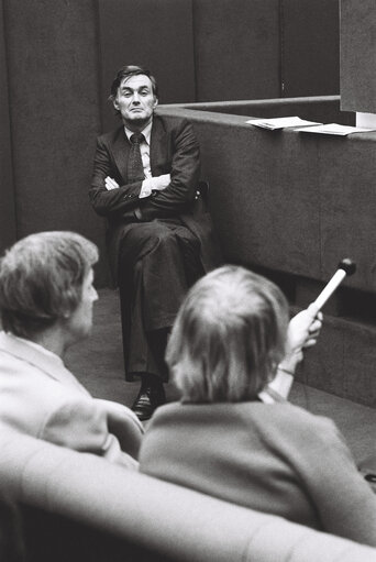 Fotografi 1: Plenary session in Strasbourg in December 1979.