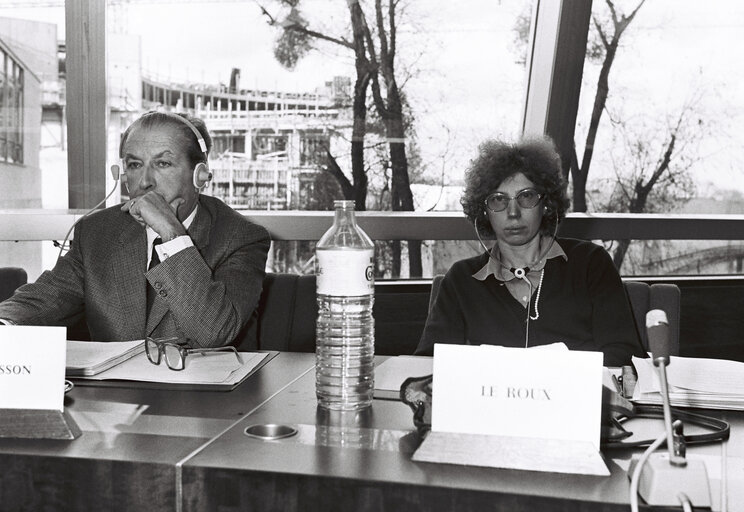 Foto 7: Plenary session in Strasbourg in December 1979.Meeting