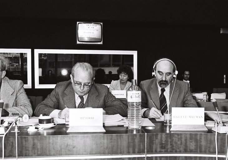 Plenary session in Strasbourg in December 1979.Meeting