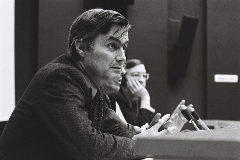 Fotografi 4: Plenary session in Strasbourg in December 1979.Meeting