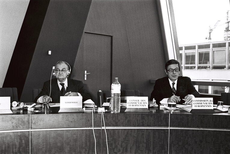 Foto 12: Plenary session in Strasbourg in December 1979.Meeting