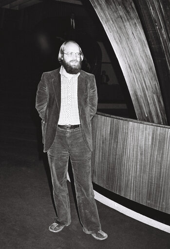 Fotografi 6: Ove FICH at the European Parliament in Strasbourg in November 1979.