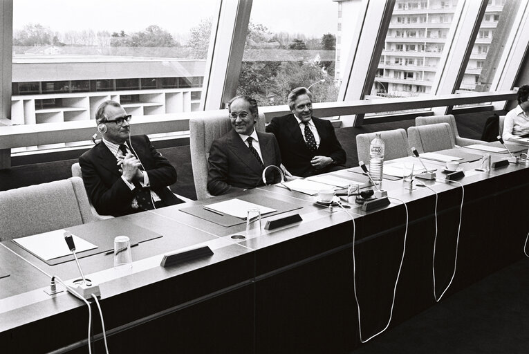 Meetings in Strasbourg on May 1977