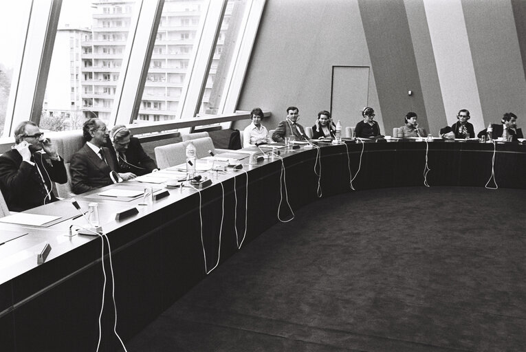 Meetings in Strasbourg on May 1977