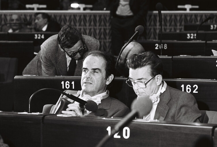 Fotó 4: The MEP Georges MARCHAIS during a session in Strasbourg in September 1979.