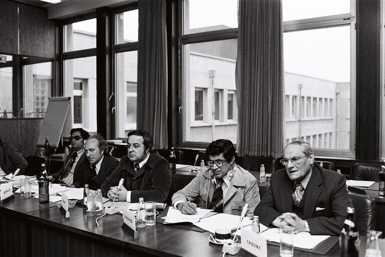 Meetings at the EP in Luxembourg in January 1978