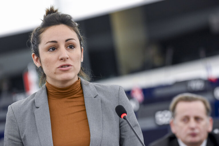 Eleonora EVI in the EP in Strasbourg