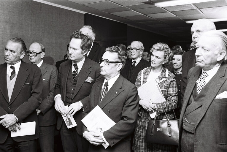 Inauguration of meeting room Sir Peter Michael KIRK in Luxembourg