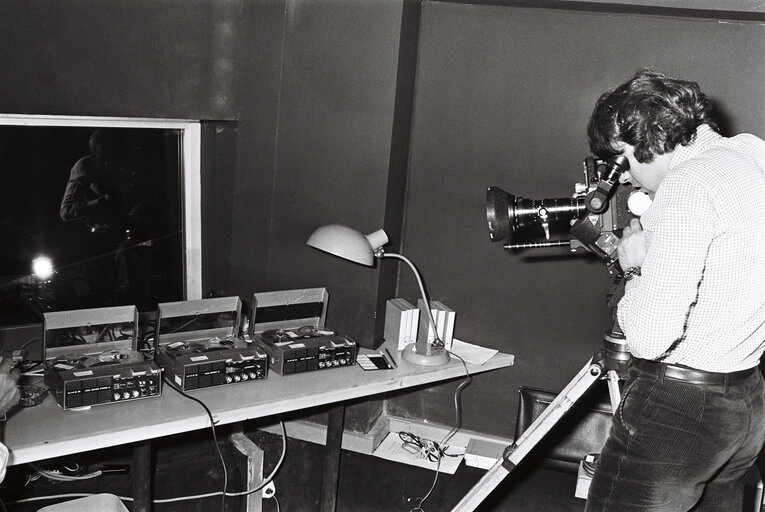 Audiovisual Unit of the EP in November 1977