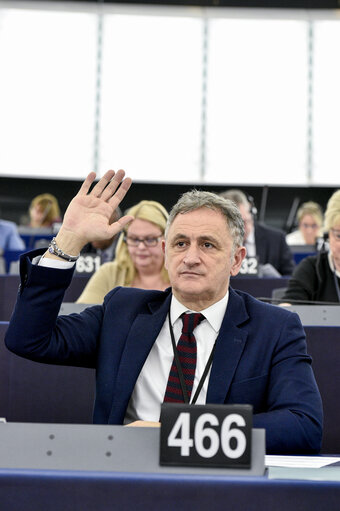 Photo 4 : Giuseppe FERRANDINO in the EP in Strasbourg