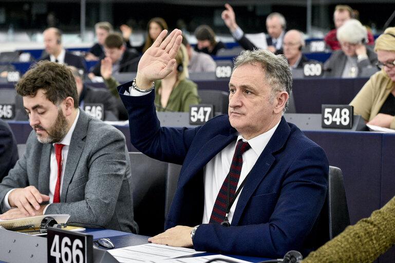 Photo 3 : Giuseppe FERRANDINO in the EP in Strasbourg