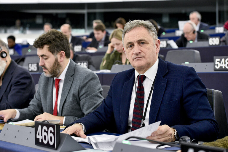 Photo 2 : Giuseppe FERRANDINO in the EP in Strasbourg