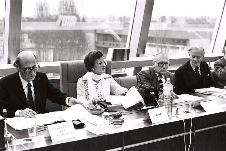 Commitee meeting in Strasbourg in March 1978