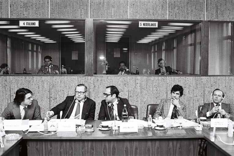 Meetings at the EP in Luxembourg in January 1978