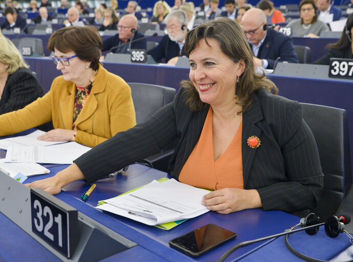 Photo 4 : Ana MIRANDA in the EP in Strasbourg