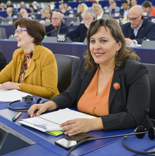 Ana MIRANDA in the EP in Strasbourg