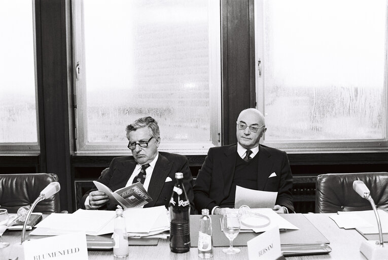 Meetings at the EP in Luxembourg in January 1978