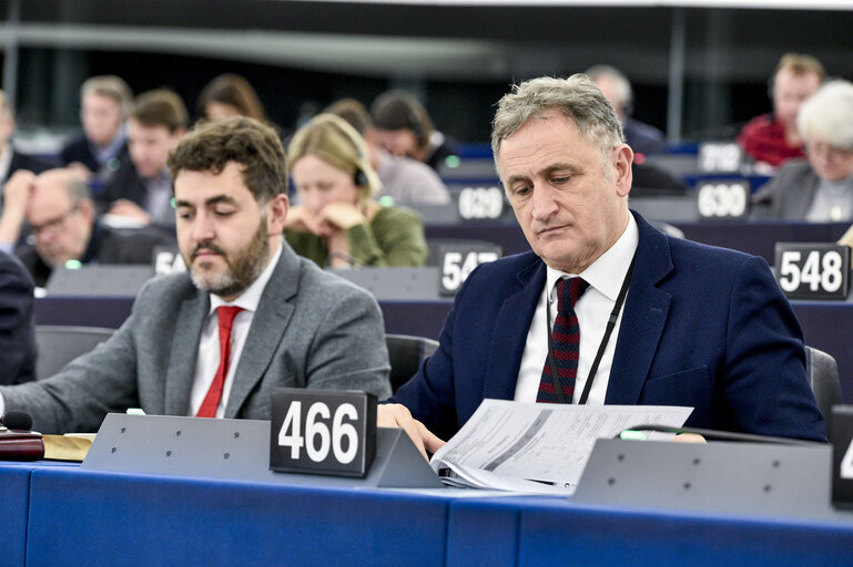 Photo 1 : Giuseppe FERRANDINO in the EP in Strasbourg