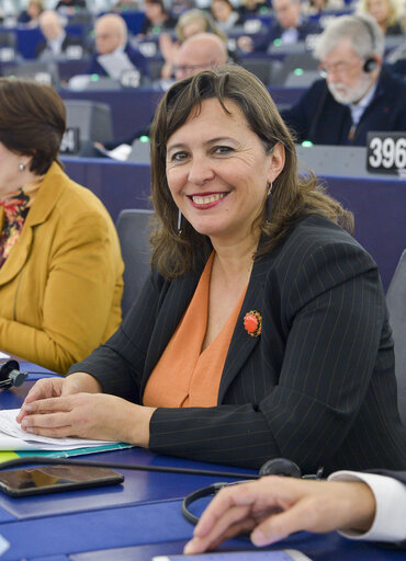 Ana MIRANDA in the EP in Strasbourg