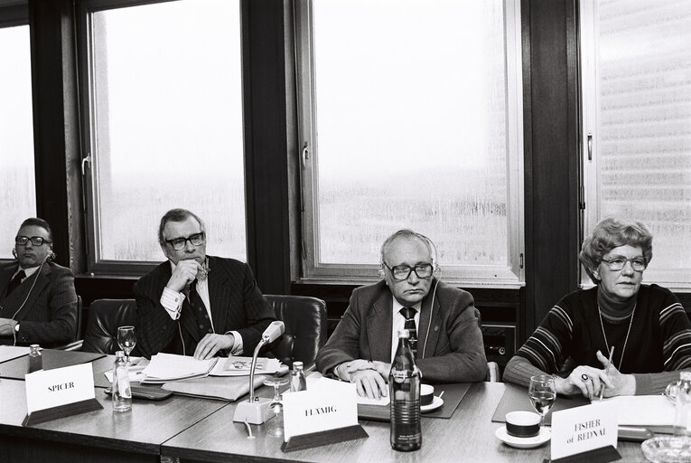 Meetings at the EP in Luxembourg in January 1978