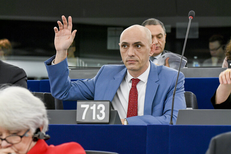 Снимка 4: Razvan POPA in the EP in Strasbourg