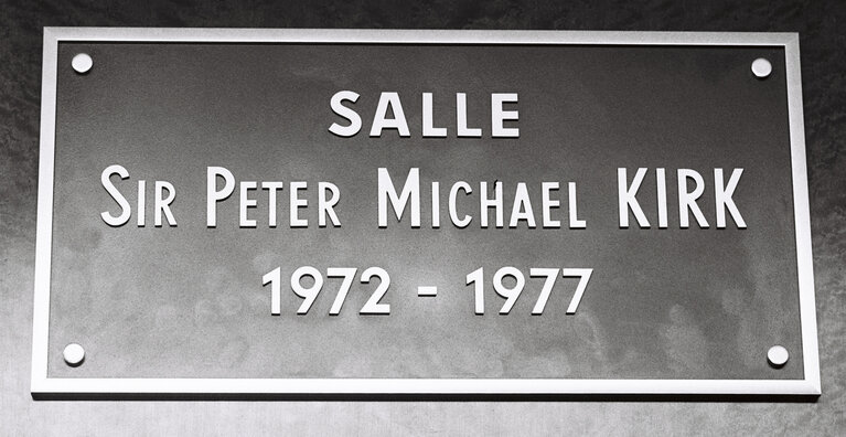 Billede 4: Inauguration of meeting room Sir Peter Michael KIRK in Luxembourg