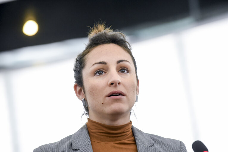 Eleonora EVI in the EP in Strasbourg