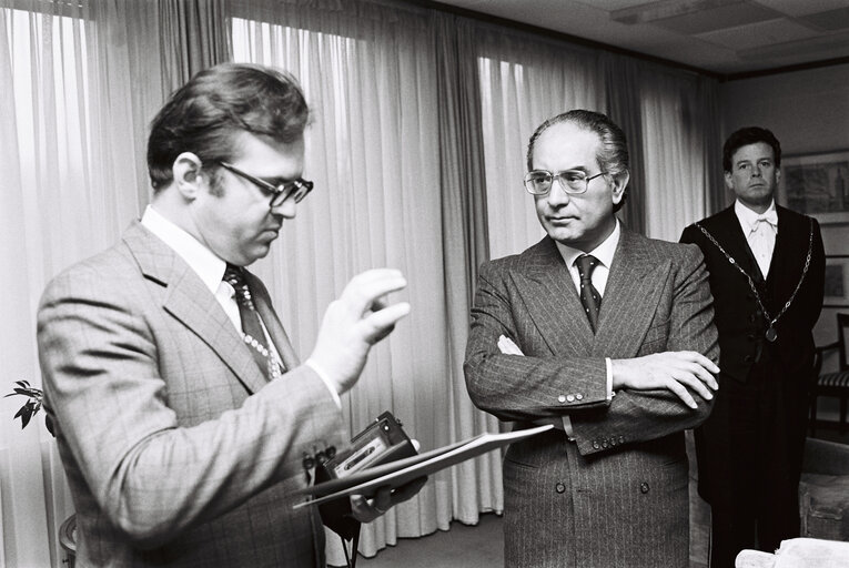 Foto 17: Meetings at the EP in Luxembourg in January 1978