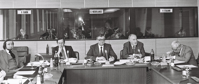 Meetings at the EP in Luxembourg in January 1978