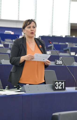 Billede 1: Ana MIRANDA in the EP in Strasbourg